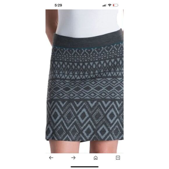 Kuhl Dresses & Skirts - Kuhl Adriana Merino Wool Stretch Skirt XS